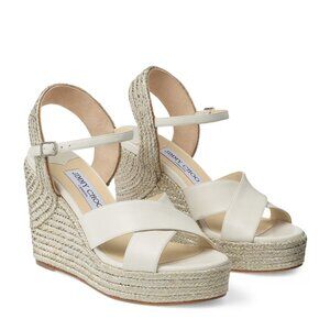 Jimmy Choo Dellena 100 Noe White